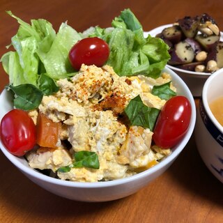 根菜たっぷり親子丼